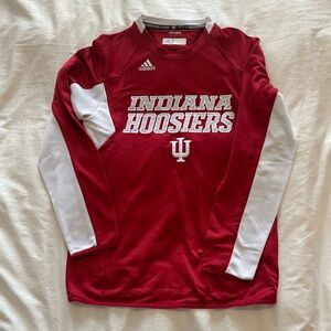 Adidas Indiana Hoosiers Climate Long Sleeve Top